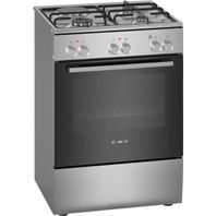 Fogão 60cm Gás/Misto Série 2 Forno Eléctrico Inox