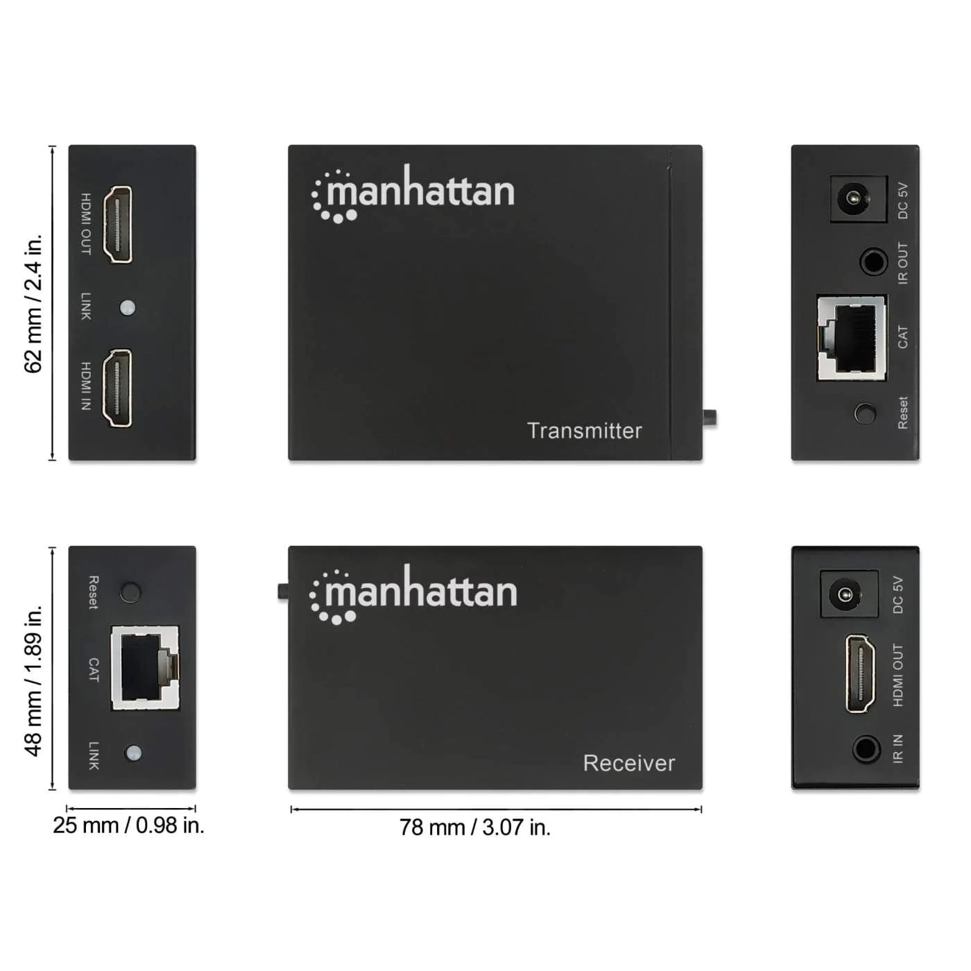 Extensor de Sinal HDMI 1080P até 50M
