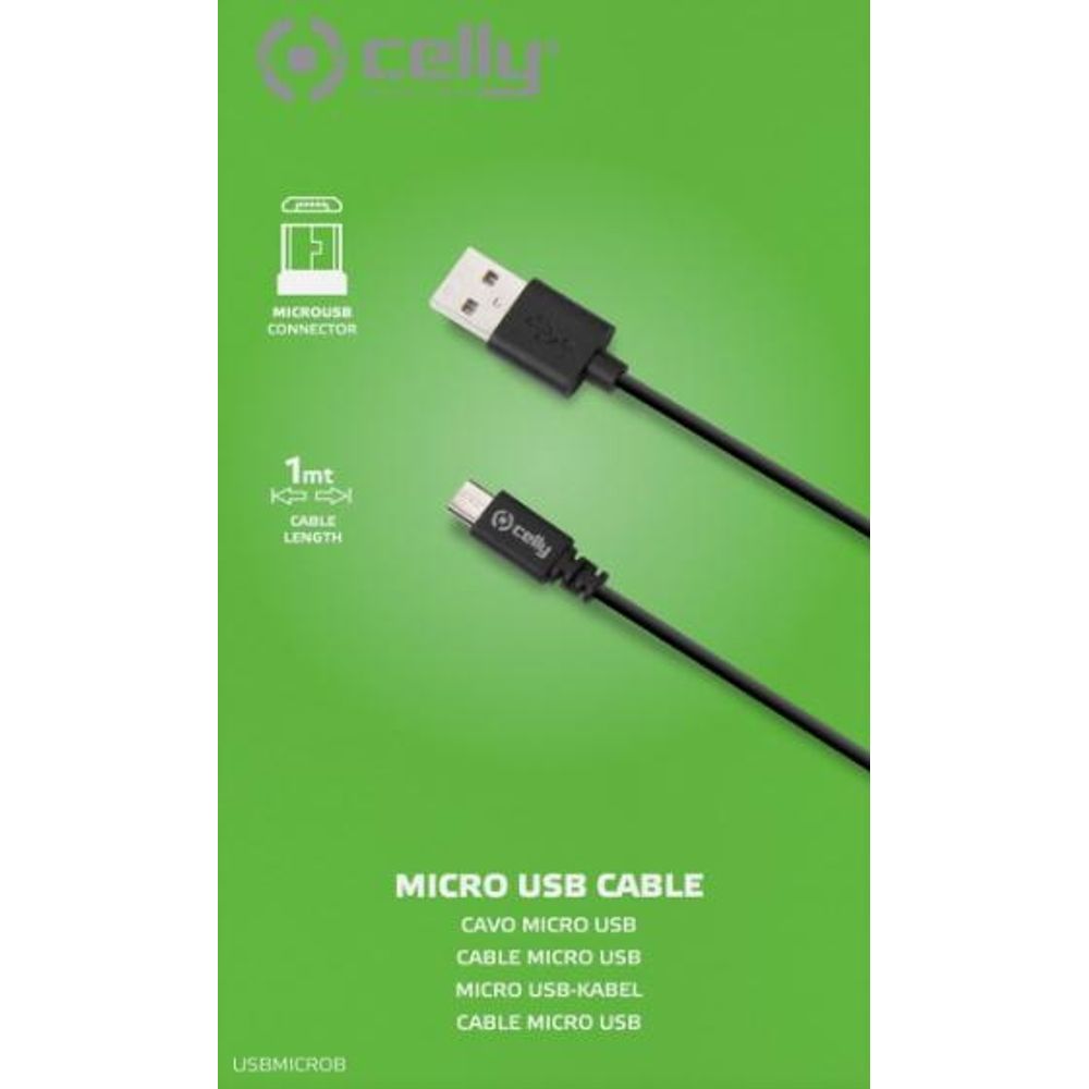Cabo Usb Para Micro-Usb 1 Metro Preto