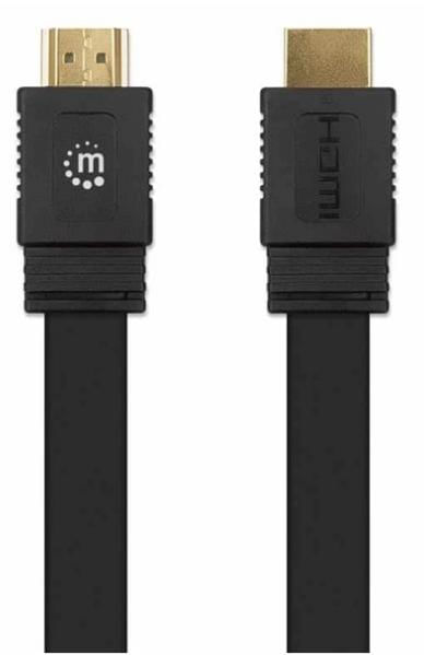 Cabo Hdmi 5 Metros (m/m) Plano 4K @60Hz Preto