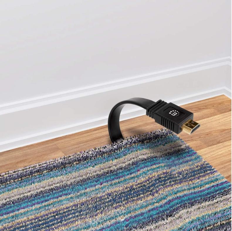 Cabo Hdmi 5 Metros (m/m) Plano 4K @60Hz Preto