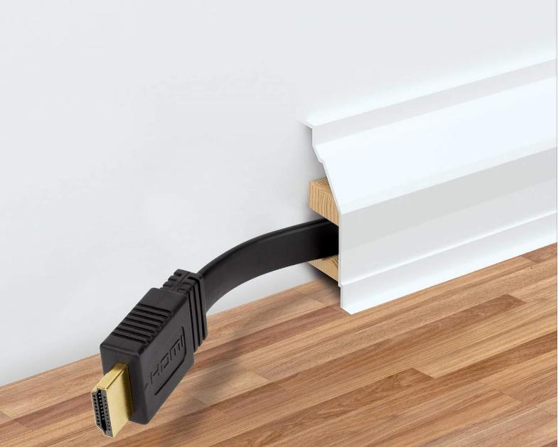 Cabo Hdmi 5 Metros (m/m) Plano 4K @60Hz Preto