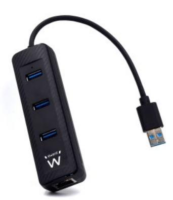 Hub Usb 4x Usb 3.1 Portas Gigabit