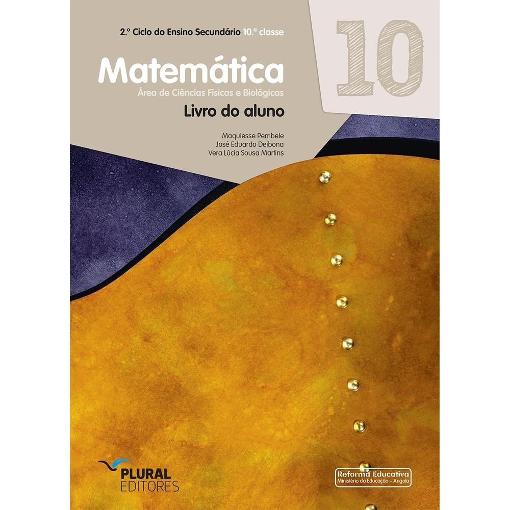 Livro Matemática 10.ª Classe - Edição Plural
