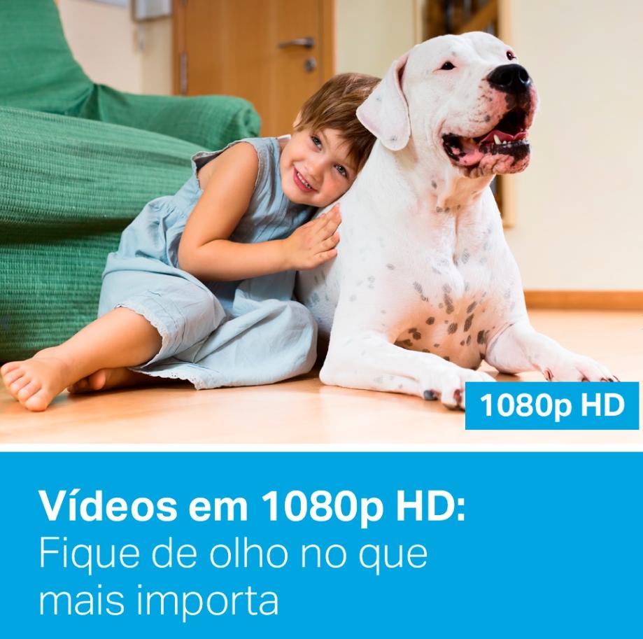 Câmera Wireless 1080p Fhd C100