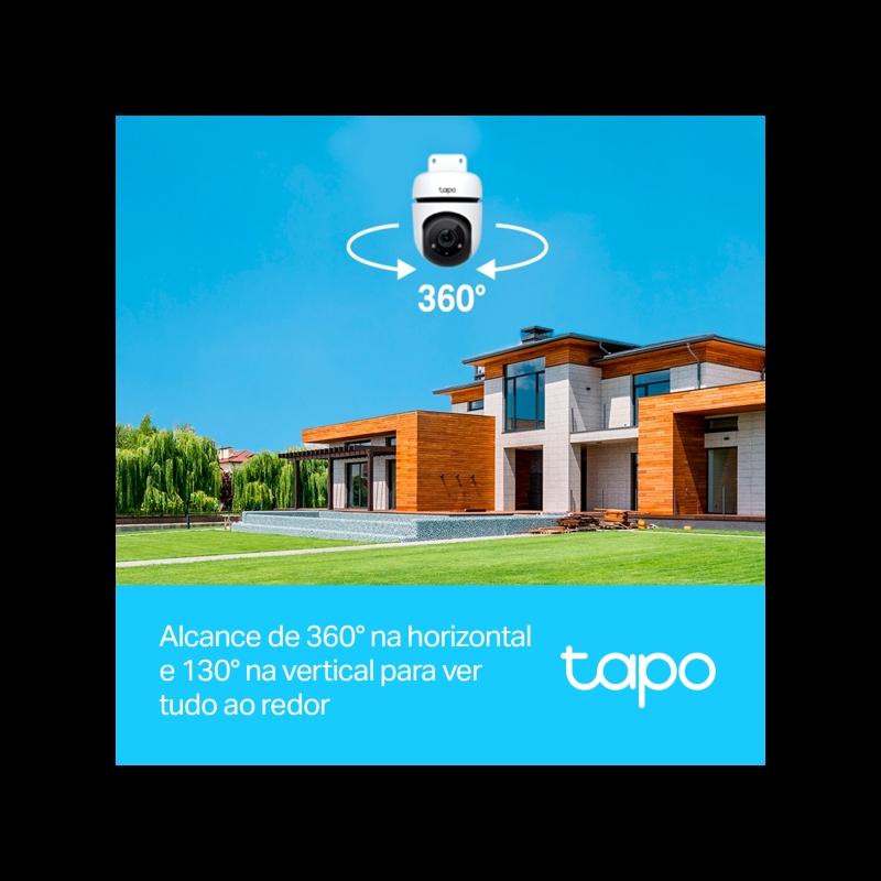 Câmera de Vigilância Wireless 1080p Fhd 360° Horizontal, 130° Vertical