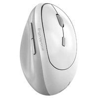 Rato Sem Fio WIFI ERGO 8350S AI Branco/Cinzento