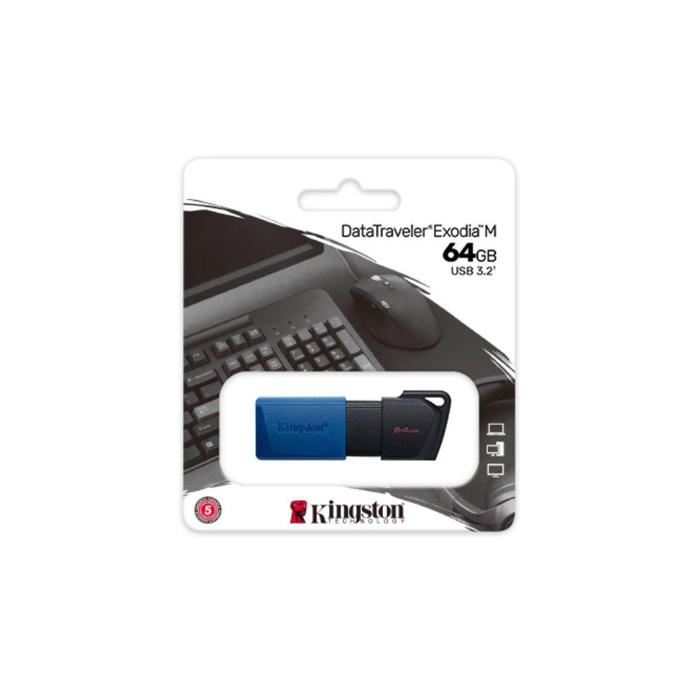 Pen Drive 64GB Data Traveler Exodia M USB 3.2