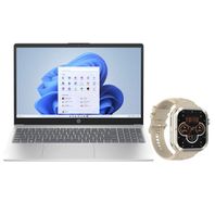 Computador Portátil 15.6" I7-1255U FHD USLIM 16G 512 SSD W11H Ouro + Smartwatch W30 CAQUI