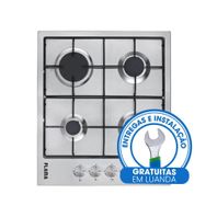 Placa a Gás de Encastre 60cm Inox LAT 9005FL