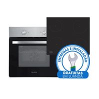 Conjunto Build-In Placa de Indução + Forno Elétrico 9902FL