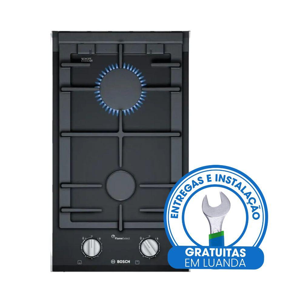 Placa 30cm Gás Série 8 Preto