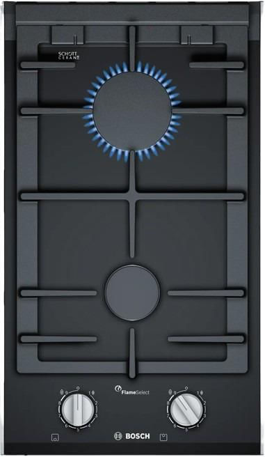 Placa 30cm Gás Série 8 Preto