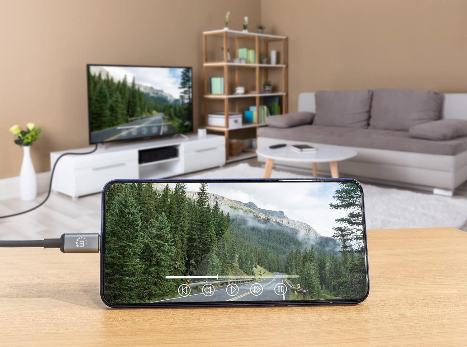 Cabo USB-C 1MT (M) para HDMI (M) 4K Gold-Plated