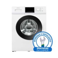 Máquina de Lavar Roupa 10KG 1400RPM Branca