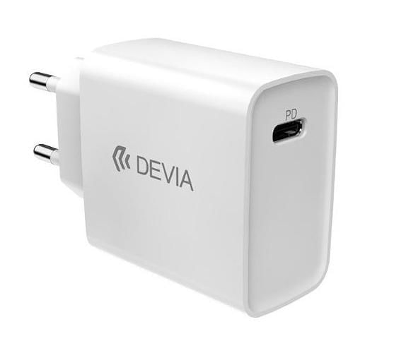 Adaptador de Corrente USB-C 20W + Earphones Lightning