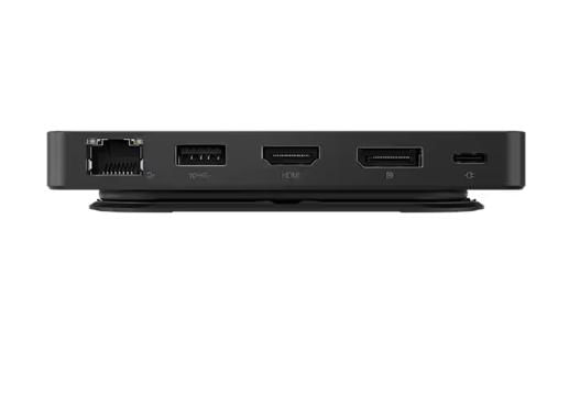 Docking Station USB-C Dual Display Travel Dock com Adaptador