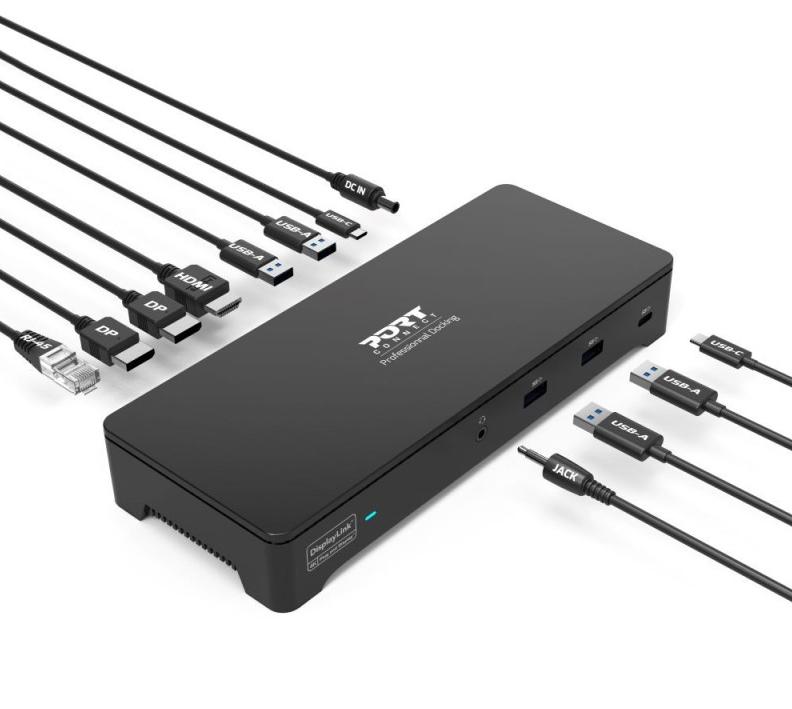 Docking Station USB-C & USB-A 3X 4K Office