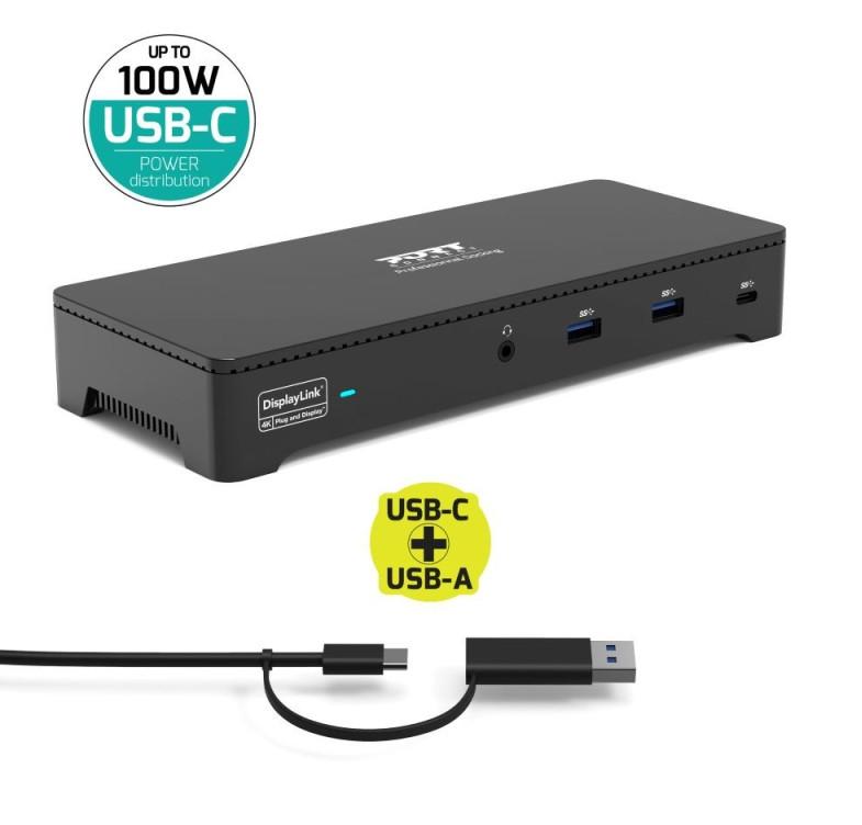 Docking Station USB-C & USB-A 3X 4K Office