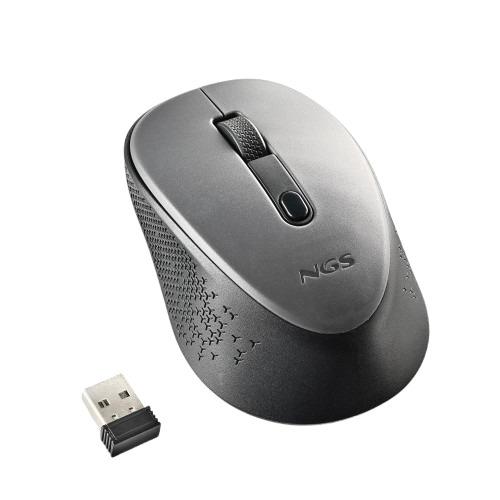 Rato sem Fio Dew Silent Wireless 2.4Ghz Cinzento
