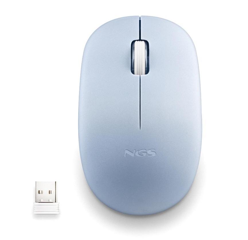 Rato sem Fio Fog Silent Wireless 2.4Ghz Azul