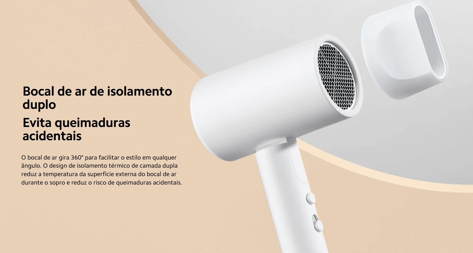 Secador Cabelo Mi H101 Compact Branco