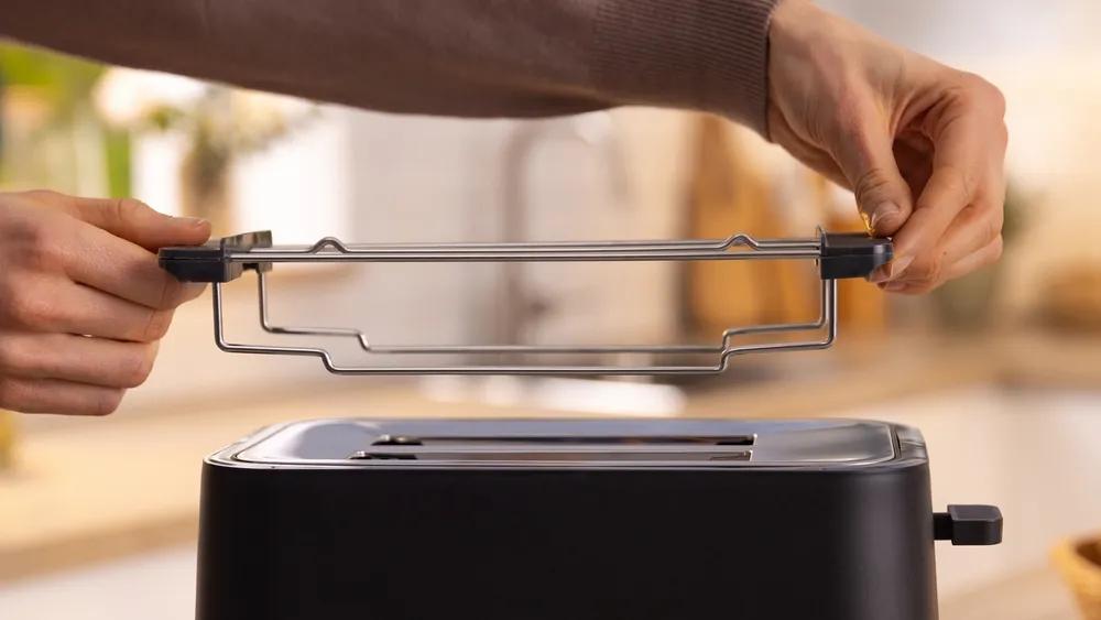 Torradeira Compacta Mymoment 2 Fendas 950W Preto