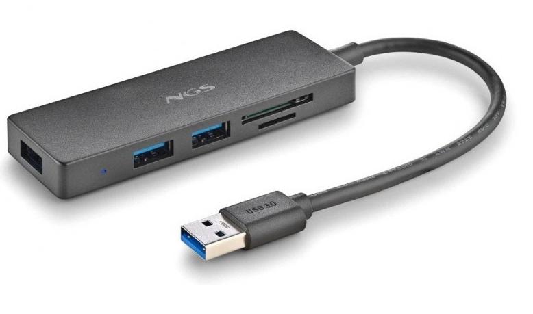 HUB Ihubreader 3USB-A + TF/SD Leitor de Cartão