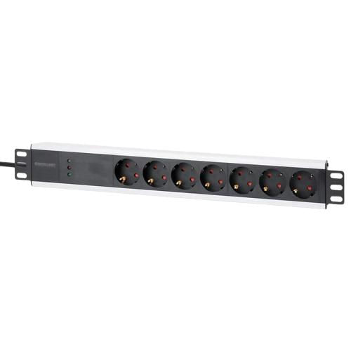 Pdu Rackmount 1u 7 Tomadas Alemã 3m C/ Proteção
