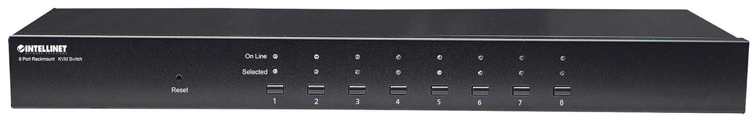 Switch Kvm 8 Portas Usb Ps2 Rackmount