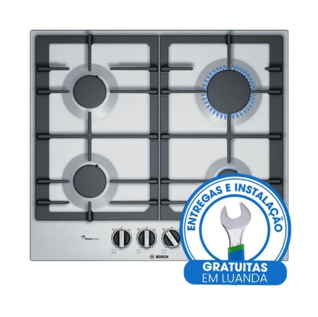 Placa a gás 60cm inoxidante