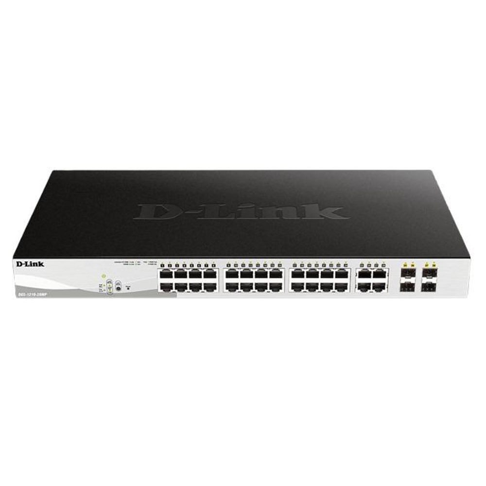 Switch 24 Portas 10/100/1000 POE + 4 Gigabit/SFP 370W