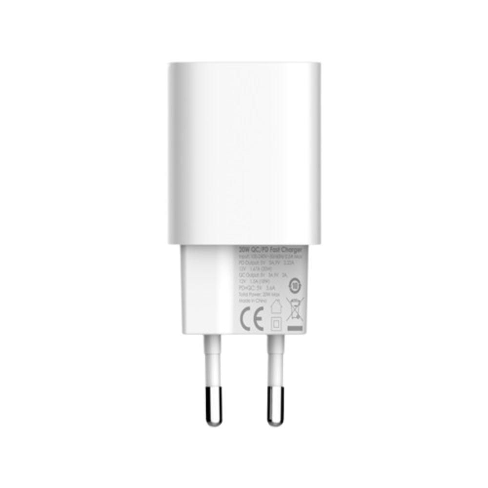 Carregador Completo 20W Usb-A Para Usb-C Fast Charger
