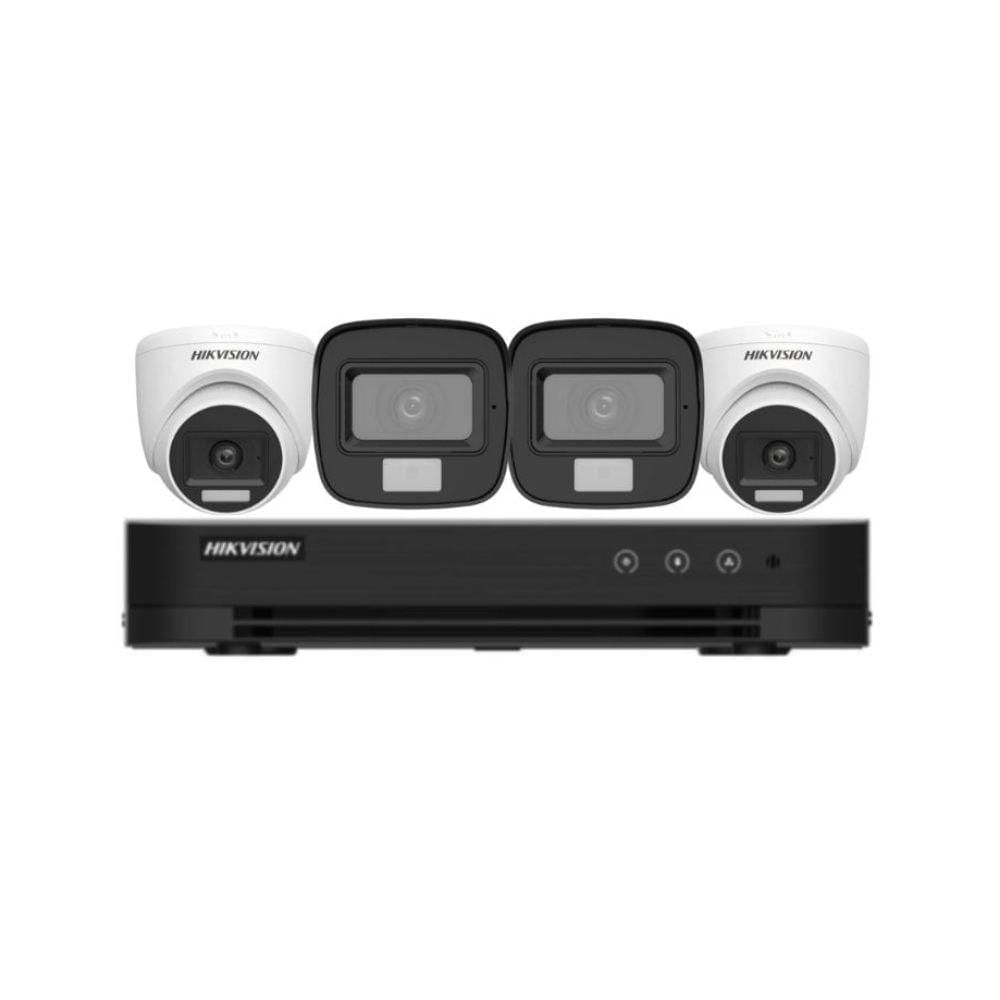 Kit de Vigilância 4 Canais H265 + 4 Câmaras 2MP