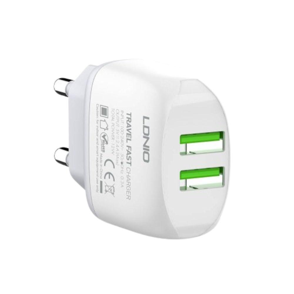 Carregador Completo QC3.0 2P Usb-A Para Usb-C