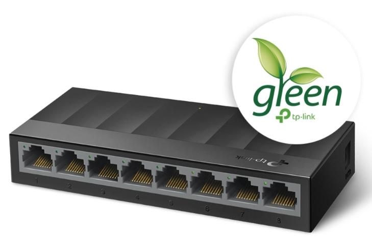 Switch 8 Portas 10/100/1000 S/GESTÃO RJ45 Desktop