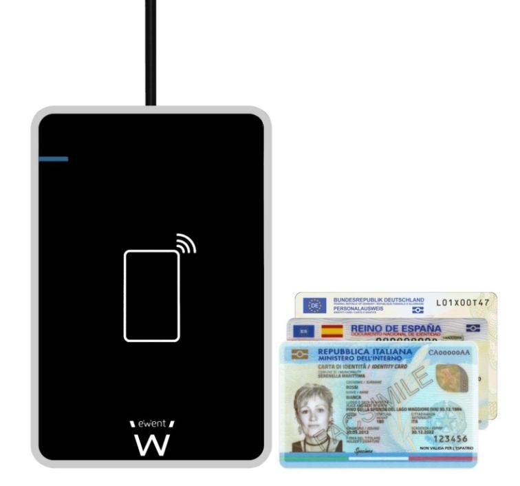 Leitor de Cartão de Cidadão NFC CONTACTLESS