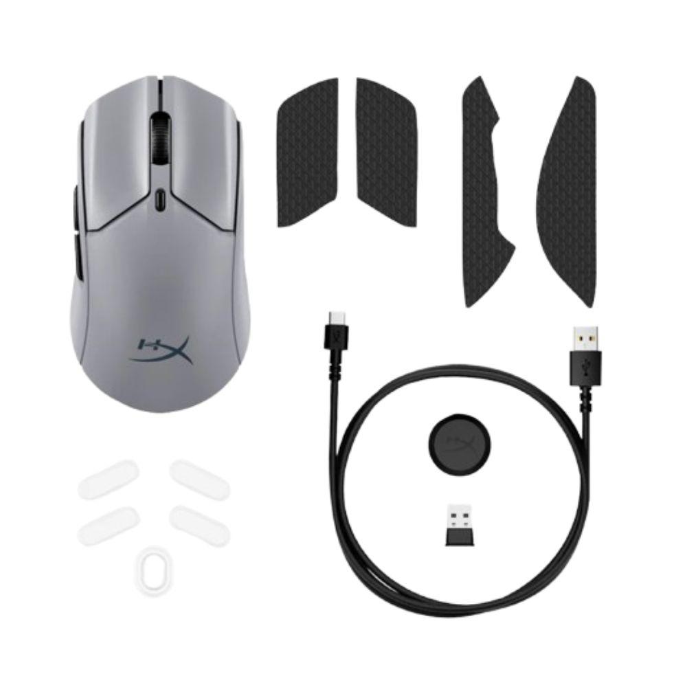 Rato Sem Fio Pulsefire Haste 2 Pro 4K Gaming Cinza