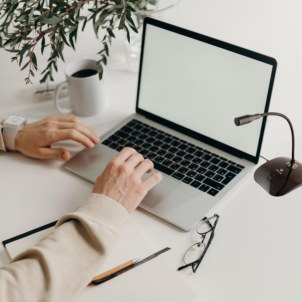 Microfone Flex Jack 3.5MM Com Botão Mute Ms115