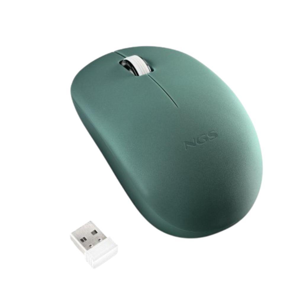 Rato sem Fio Fog Silent 2.4Ghz Verde