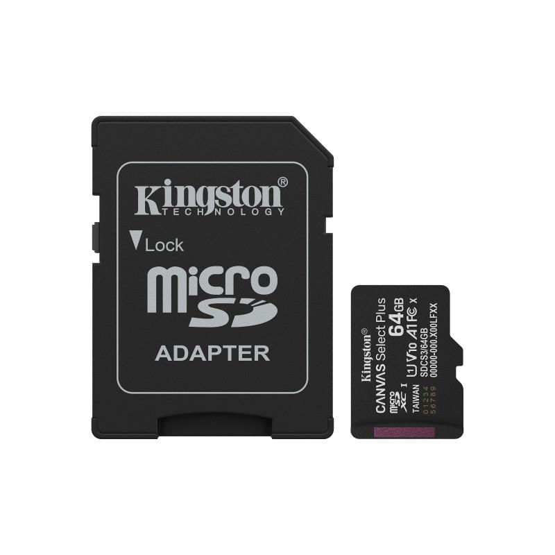 Cartão de Memória SD 64GB Canvas GO Gen3 C/Adaptador