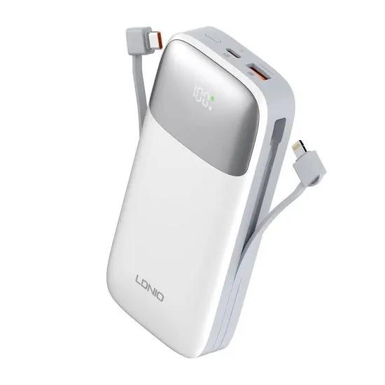 PowerBank 20000MAH 22.5W Fast Charging C/Cabos USB-C + Lightning