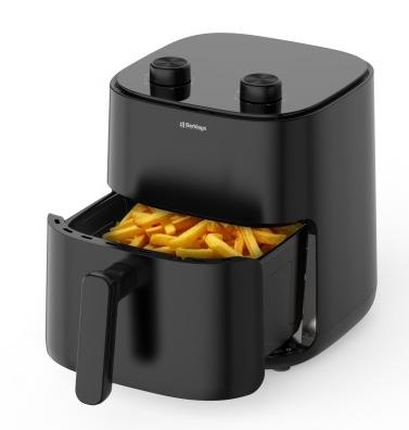 Fritadeira Sem Óleo Air Fryer 5L Preto