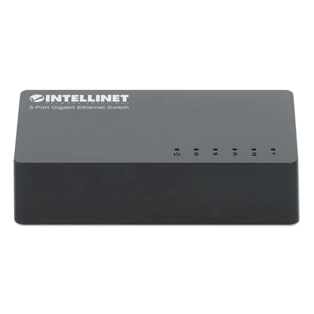 Switch 5 10/100/1000 Gigabit Plástico Preto