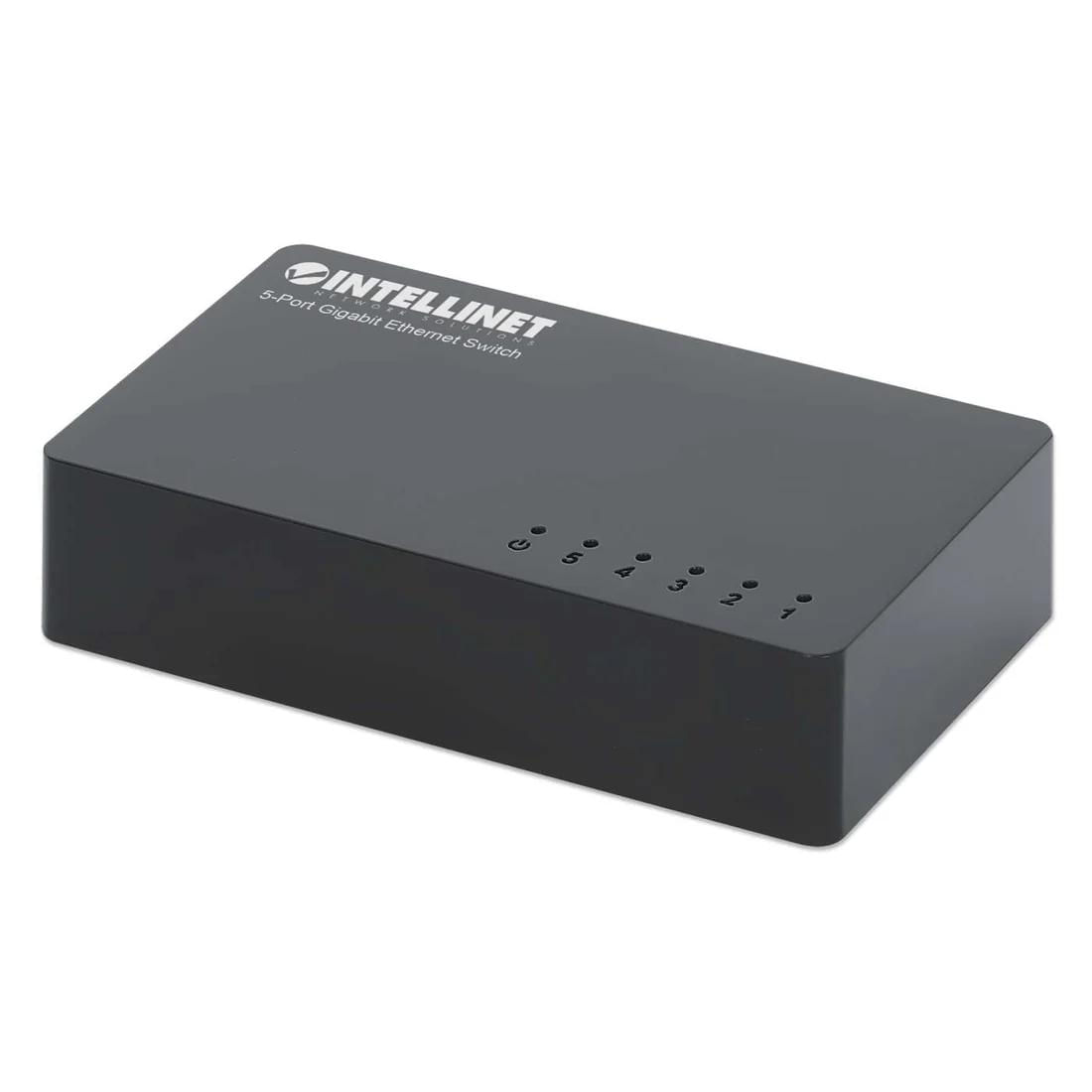 Switch 5 10/100/1000 Gigabit Plástico Preto