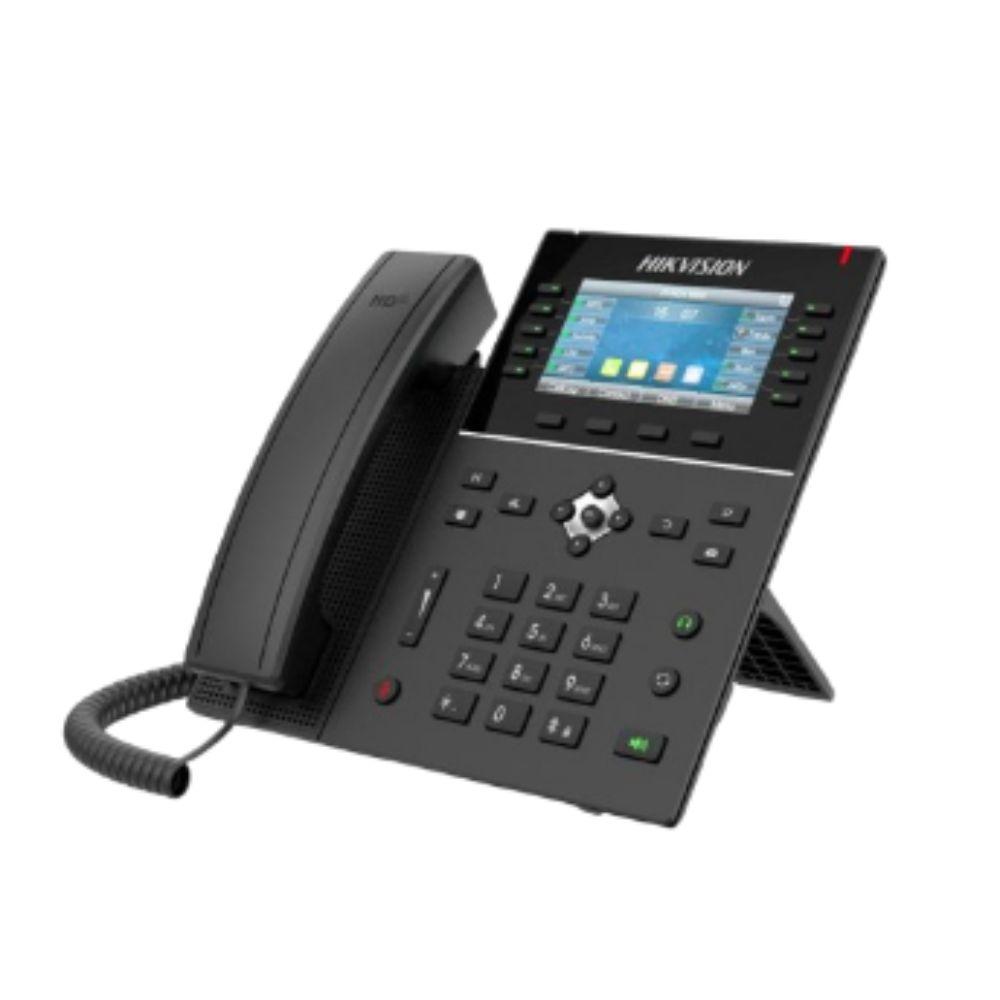 Telefone SIP 4.3" POE S/Adaptador de Corrente Preto