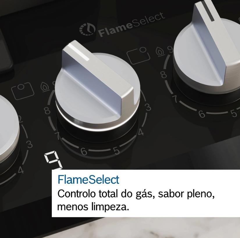 Placa Encastrável a Gás Série 6 90CM Inox