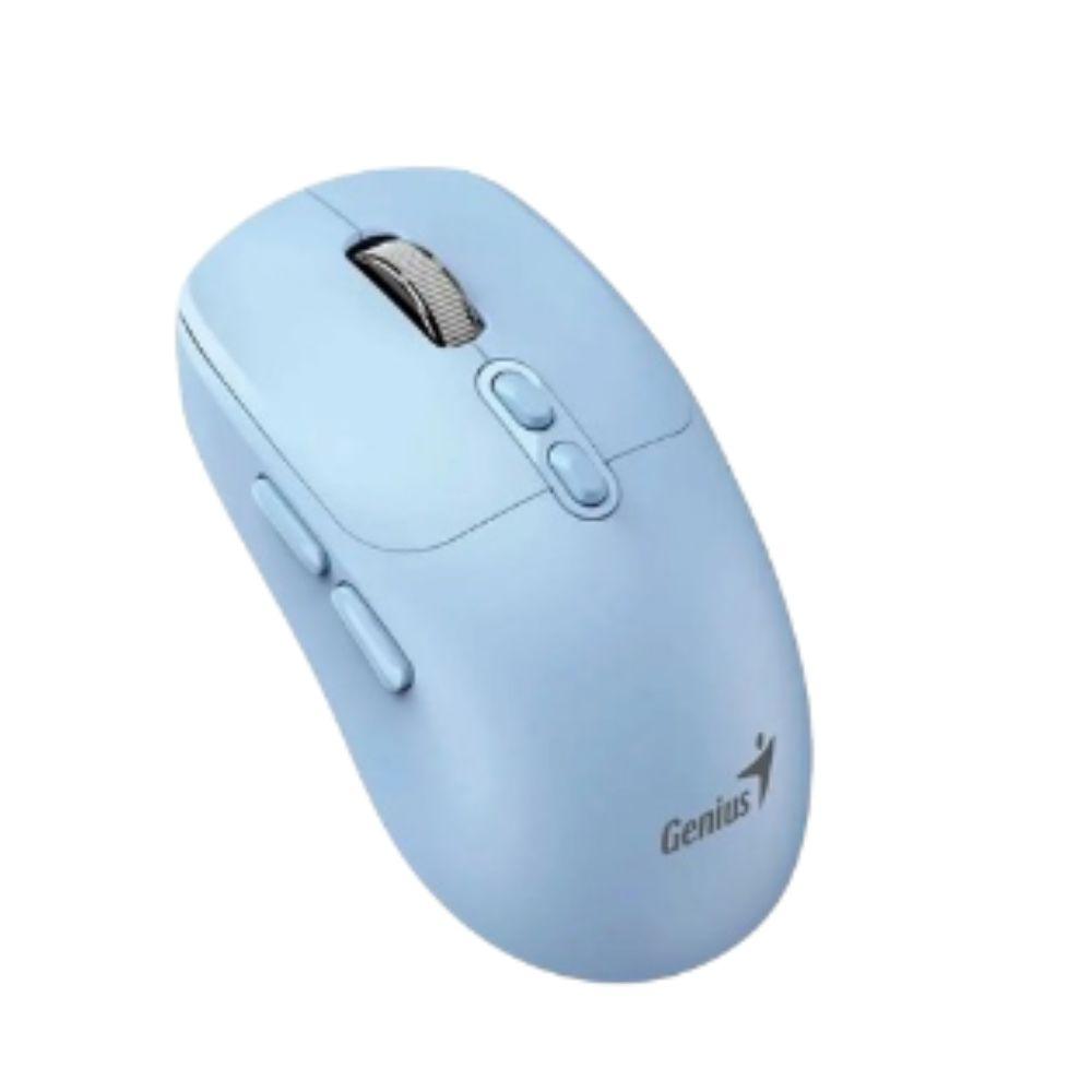 Rato sem Fio 2.4GHz /Bluetooth NX-8080s Ergo Silent Ai Copilot 1600DPI Azul