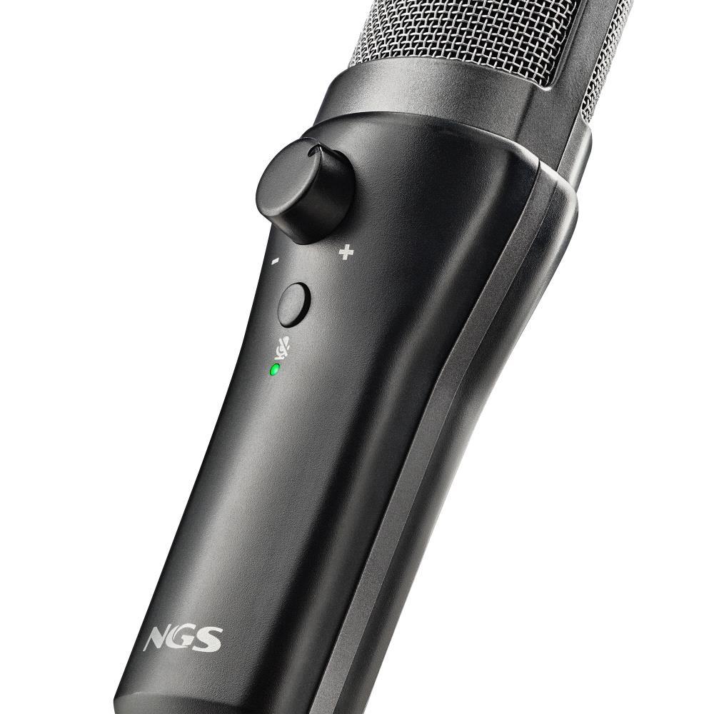 Microfone Ms102usb com Tripé Áudio Jack 3.5MM Preto