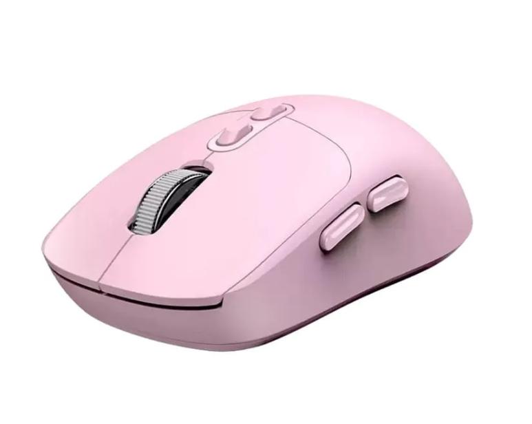 Rato sem Fio/Bluetooth NX-8080s Ergo Silent Ai Copilot 1600DPI Rosa
